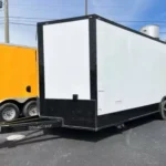 2024 8.5X22 TA3 WHITE BLACKOUT BBQ TRAILER Stock #42868